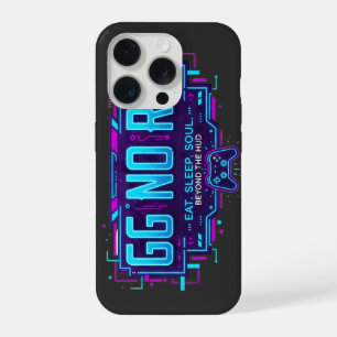 ​Cyberpunk GG NO RE Gaming Aesthetic - Neon Gamer  iPhone 15 Pro Case