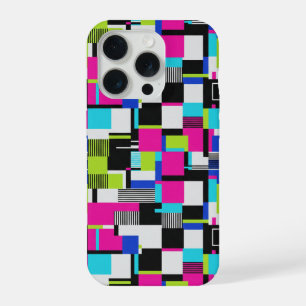 Cyberpunk Glitch Geometric iPhone Case
