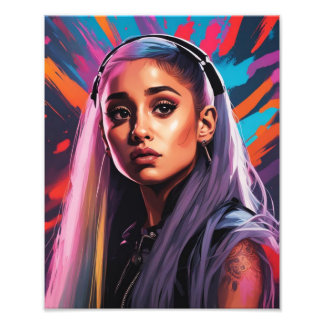 Cyberpunk Grande Portrait Photo Print