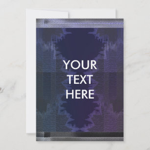 Cyberpunk Grunge Blank Card Gritty Futuristic