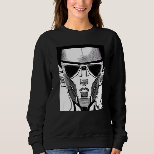 Cyberpunk Hacker Computer Geek design Premium_29 Sweatshirt (Front)