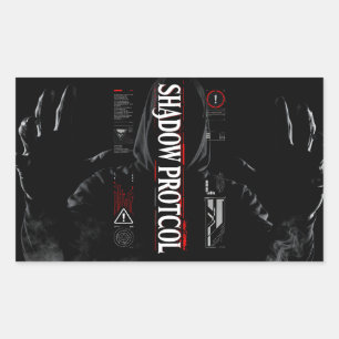 Cyberpunk Hacker Shadow Sticker