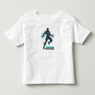 Cyberpunk Hero - Dynamic Comic Art Toddler T-Shirt