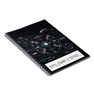 Cyberpunk HUD Telemetry Notebook