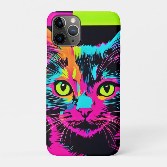 Cyberpunk Kitty Art Case-Mate iPhone Case (Back)