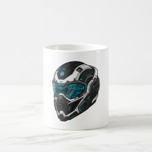 Cyberpunk Mecha Pilot Sci-Fi Gamer Graphic Hoodie Coffee Mug