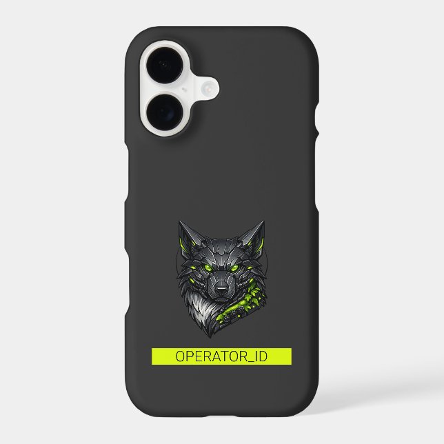 Cyberpunk Mecha Wolf Custom Name Futuristic (Back)