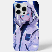 Cyberpunk Neon Pulse Anime Girl