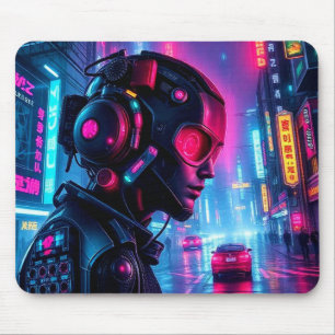 Cyberpunk Night City Pilot XL Gaming Desk Mat Mouse Pad