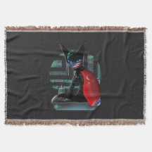 Cyberpunk Ninja Black Cat