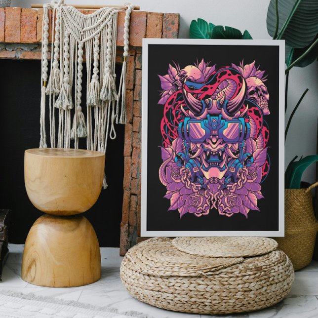 Cyberpunk Oni Poster (Creator Uploaded)