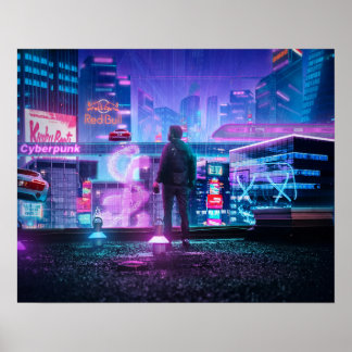 Cyberpunk poster art