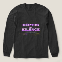 Cyberpunk Purple Glitch Long Sleeve Tee | Dark Aes