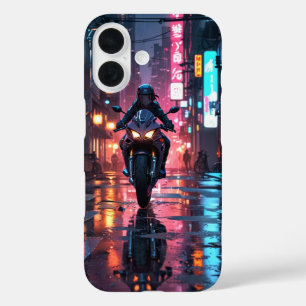 Cyberpunk Racer iPhone 16 Case