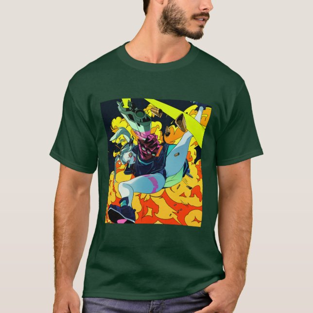 Cyberpunk Rebecca T-Shirt (Front)