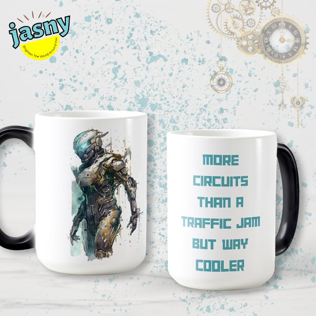 Cyberpunk Robot Mug (Creator Uploaded)