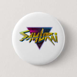 Cyberpunk Samurai 6 Cm Round Badge