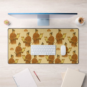 Cyberpunk Samurai Code Scholar Desk Mat