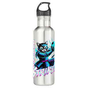 Cyberpunk Samurai Striker For Gamers & Athletes 710 Ml Water Bottle