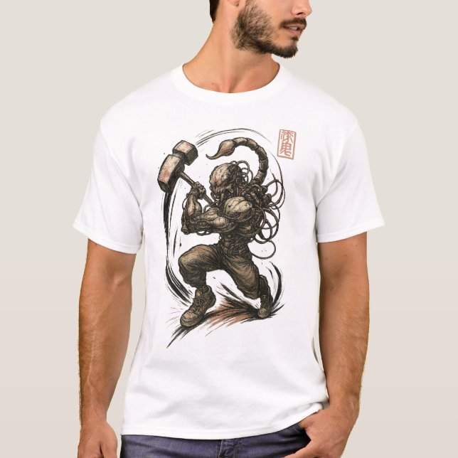 Cyberpunk Scorpion T-Shirt (Front)