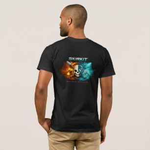 Cyberpunk Skull T-Shirt – Ancient vs Future Tech W