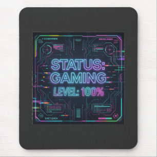 ​Cyberpunk Status Gaming Level 100 mousepad 