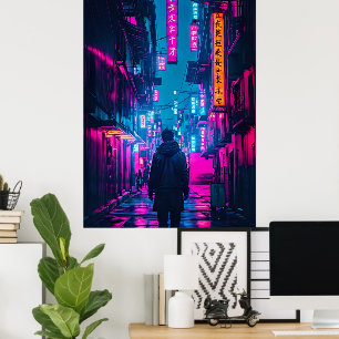 Cyberpunk Street Poster