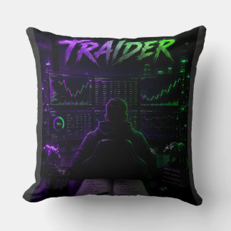 Cyberpunk TRAIDER Cushion - Gaming & Trading