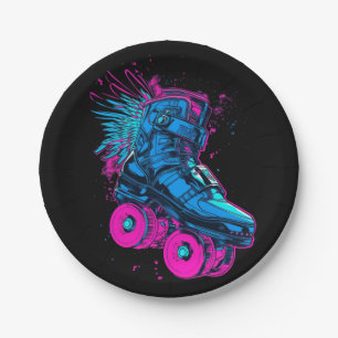 cyberpunk-vehicle-moving-high-speed paper plate