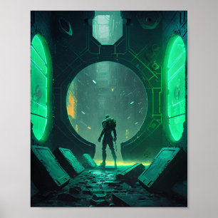 Cyberpunk Virtual Reality  Poster