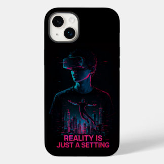 Cyberpunk VR Gamer Aesthetic iPhone Case