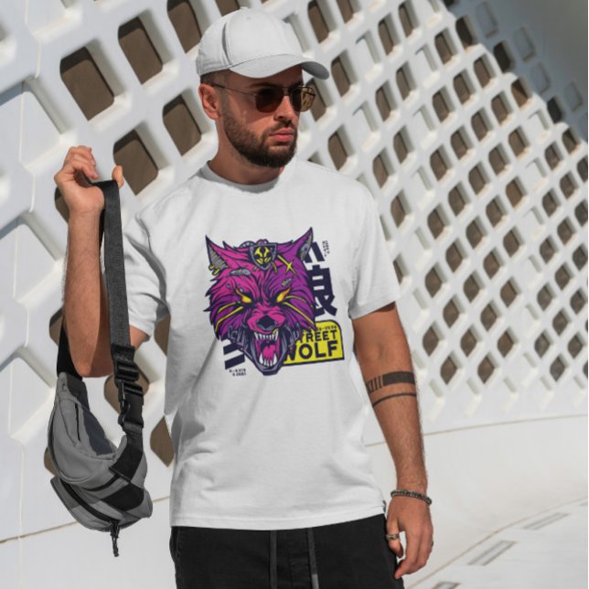Cyberpunk Wolf  T-Shirt (Creator Uploaded)