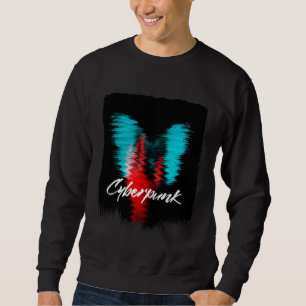 Cyberpunks Japan Streetwear Glitch 80s 90s Sad Vap Sweatshirt