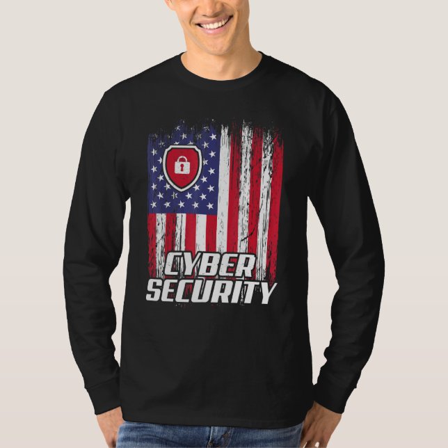 Cybersecurity It Analyst Certified Tech Security 3 T-Shirt (Front)