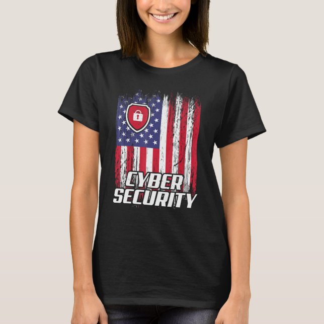 Cybersecurity It Analyst Certified Tech Security 3 T-Shirt (Front)