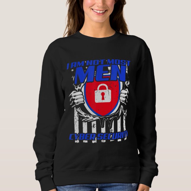 Cybersecurity It Analyst Certified Tech Security 6 Sweatshirt (Front)