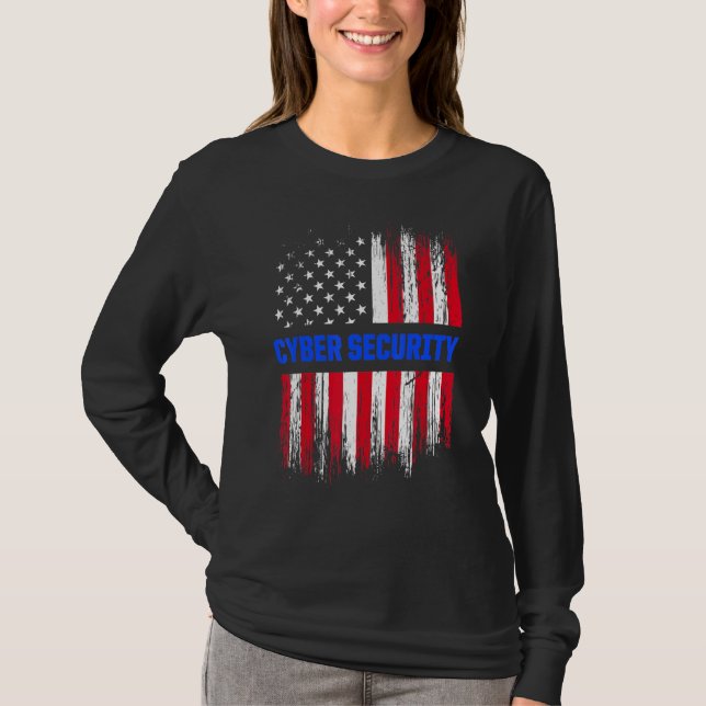 Cybersecurity It Analyst Certified Tech Security 6 T-Shirt (Front)