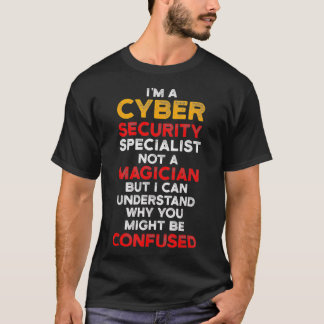 Cybersecurity IT Analyst Magician Certified Tech S T-Shirt