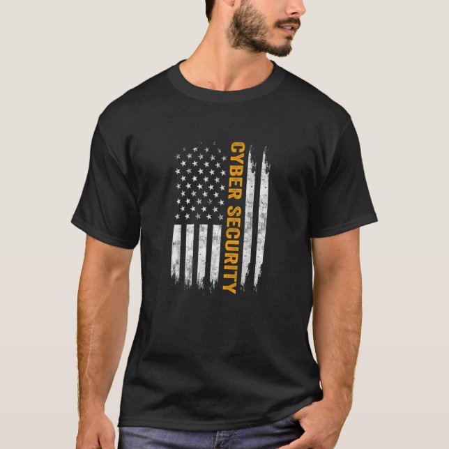 Cybersecurity It Analyst Us Certified Tech Securit T-Shirt (Front)