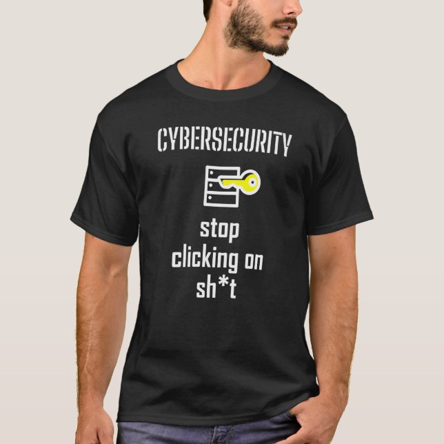Cybersecurity - IT Security Computer Service Premi T-Shirt (Front)