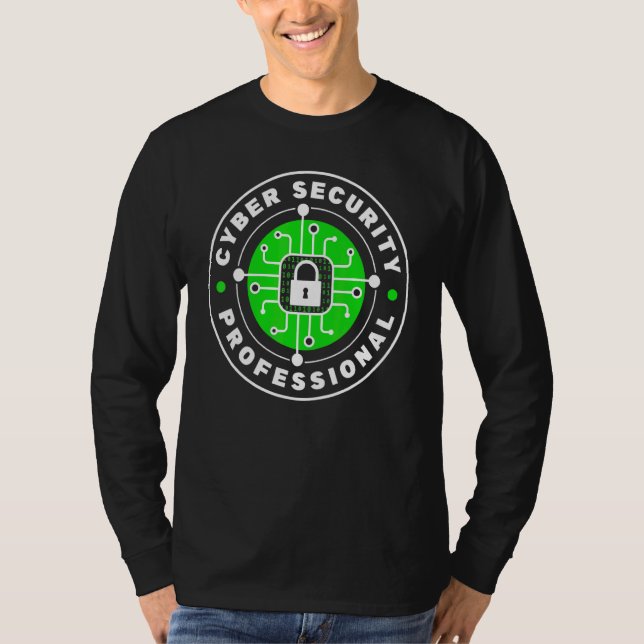 Cybersecurity Professional Hacking Cyber Security  T-Shirt (Front)