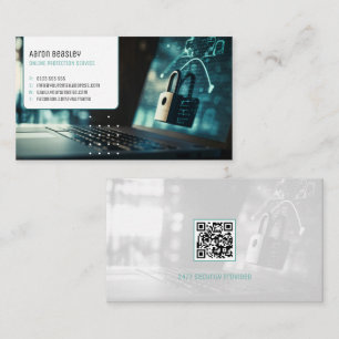 Cybersecurity Services   ONLINE PROTECTION SERVICE Business Card