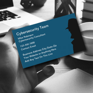 Cybersecurity Services Simple Business Cards