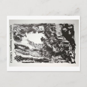 cyberspace boogers 128-2012 postcard