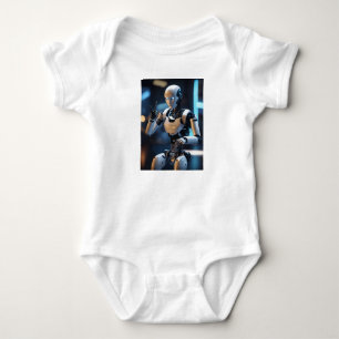 CyberTee Lab: Bold Designs for Robot Lovers Baby Bodysuit