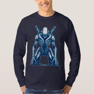 Cyborg Alien Warrior – Futuristic Sci-Fi Monster T-Shirt