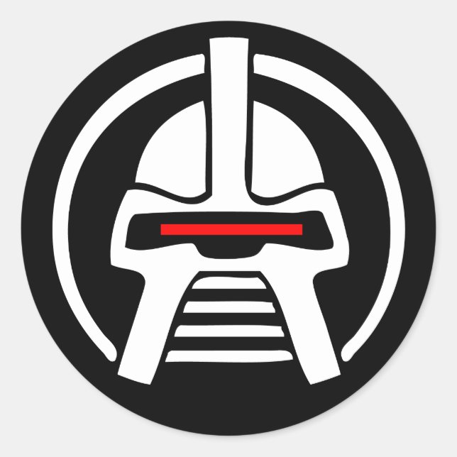 Cyborg Classic Round Sticker (Front)