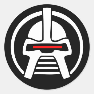 Cyborg Classic Round Sticker