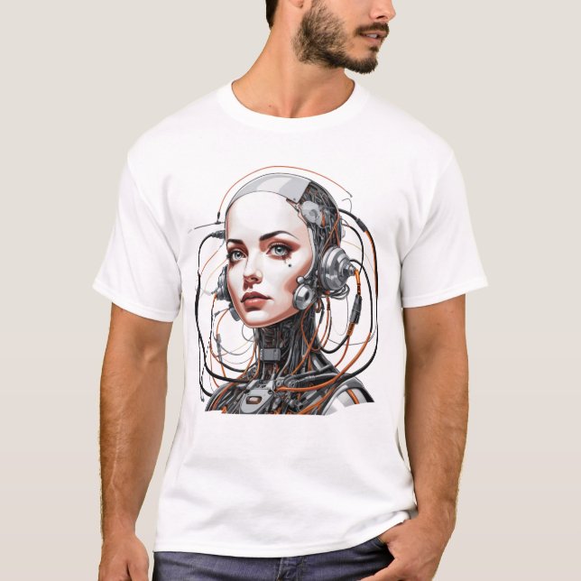 cyborg female T-Shirt (Front)