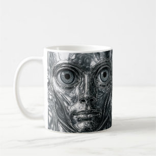 Cyborg Futuriste Coffee Mug